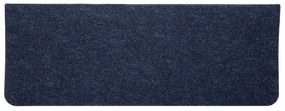 Tapetes de escada autoadesivos 15 pcs 65x24,5x3,5 cm azul