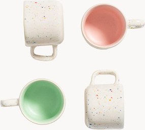 Canecas de café expresso artesanais Breeze Party, conjunto de 4