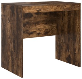 Mesa Carvalho Fumado 80x50x76 cm Madeira Engenharia