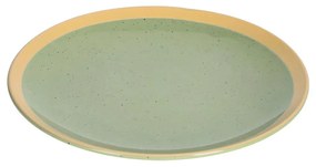 Kave Home - Prato de sobremesa Tilia de cerâmica verde-claro
