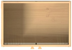 Armário de base para pia vidaXL 114x43x73,5 cm Madeira de pinho