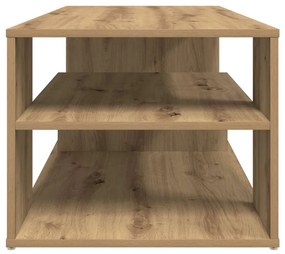 Mesa de centro em carvalho artesanal 100x50x40 cm