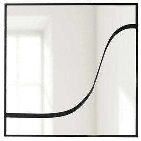 Espelho Abstract – Preto – 70 cm x 70 cm
