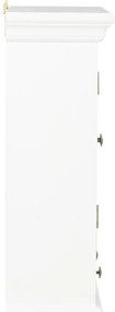 Armário de parede 49x22x59 cm derivados de madeira branco
