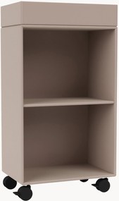 Armário de casa de banho artesanal com rodas Preppy