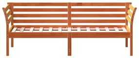 Sofá-cama sem colchão 90x190 cm pinho maciço castanho-mel