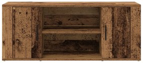 Armário para TV vidaXL Madeira Velha 100x35x40 cm Madeira Engenharia