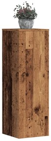 vidaXL Suportes p/ plantas 2 pcs 33x33x100 cm derivados de madeira