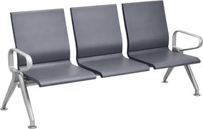 Viga de Receção 3 Lugares Innovate Cinza Riva