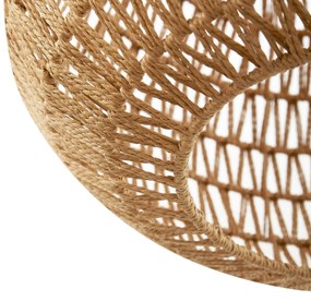 Candeeiro suspenso escandinavo castanho 45cm - Lina Natural Escandinavo