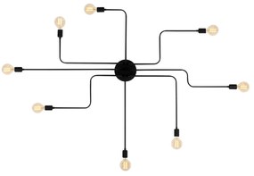 Chandelier Truva – Preto – Diâmetro 190 cm, Altura 15 cm