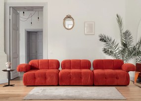 Sofá de 3 Lugares Doblo – Vermelho – 300x100x80 cm