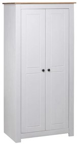 vidaXL Roupeiro branco 80x50x171,5 cm pinho Panamá maciço