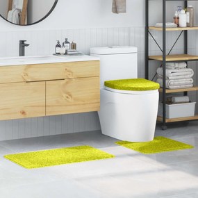 vidaXL Conjunto de Tapetes de Banho Antiderrapantes 3 pcs Verde PP