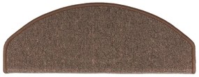 Tapetes de escadas 10 pcs 65x24x4 cm castanho café