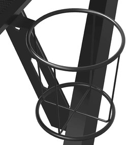 Secretária de gaming c/ pernas em forma de Y 110x60x75 cm preto