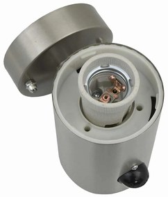 Luzes de Parede Externas vidaXL com Sensor 2 pcs Aço Inoxidável Pratea