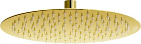 Mexen Slim chuveiro de 25 cm, dourado - 79225-50
