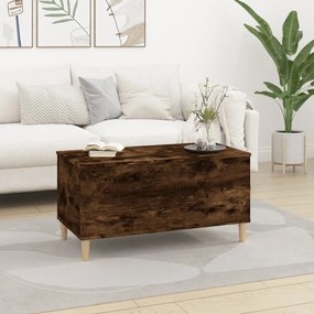 Mesa de centro 90x44,5x45 cm derivados madeira carvalho fumado