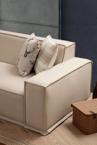 Sofá de Canto Lego – Creme – 167 cm x 272 cm