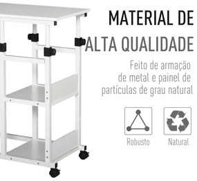 Mesa de Apoio Narny - Branco - Design Minimalista