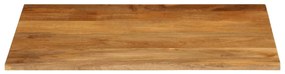 Tampo de mesa c/ borda viva 100x80x2,5 cm mangueira maciça