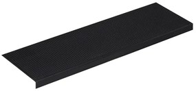 Tapetes para degraus de escada 10 pcs 25x75 cm borracha