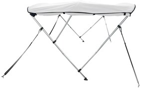 Toldo de 3 arcos Bimini c/ paredes laterais 183x(154-167)x137cm