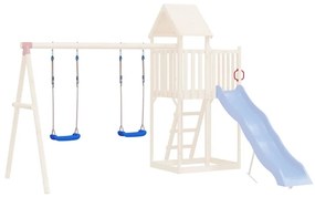 Assentos de baloiço com cordas 2 pcs 37x15 cm polietileno azul