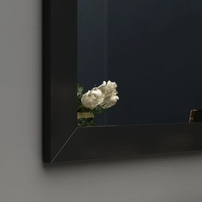 Espelho "Lipa" - 50 x 75 x 2 cm - Preto - Design Moderno