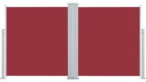 Toldo lateral retrátil 140x600 cm vermelho