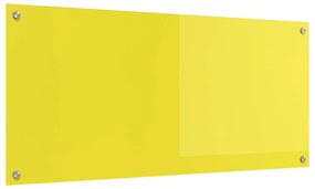 vidaXL Proteção de Cozinha Amarelo 110 x 50 cm vidro temperado