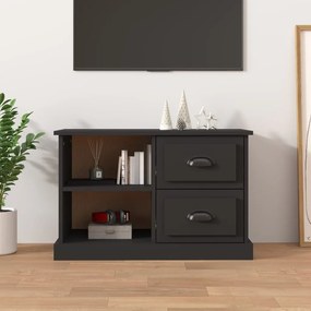 Móvel de TV 73x35,5x47,5 cm derivados de madeira preto