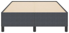Cama vidaXL Cinza Escuro 120x200 cm Tecido Corduroy