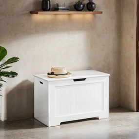 Banco com espaço de arrumação 40 x 76 x 48 cm Branco
