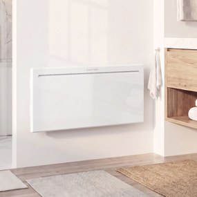 Aquecedor de Painel Inteligente 2000W, Parede ou Chão, Temporizador Semanal, Modo Janela Aberta e Anti-gelo, Branco