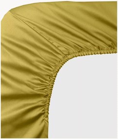 Lençol em cetim de algodão com elástico boxspring Ava