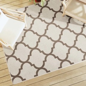 Tapete pelo curto antiderrapante int./ext. 160x230 cm multicor
