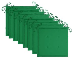 Cadeiras de jardim c/ almofadões 8 pcs acácia maciça cinzento