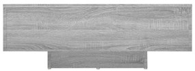 Mesa de centro 85x55x31 cm derivados de madeira cinzento sonoma