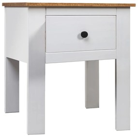Mesa de cabeceira 46x40x57 cm pinho Panama branco