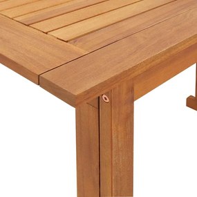Mesa de bistrô 90x50x75 cm madeira de acácia maciça