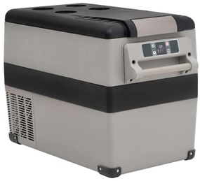 Mala térmica com pega 55 L PP e PE preto e cinzento