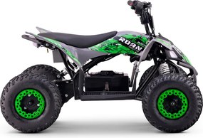 MINI MOTO 4 PARA CRIANÇAS 1000W 36V Roan RATTE C/ Marcha atrás e limitador Verde