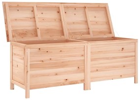 Caixa de arrumação para jardim 150x50x56,5 cm abeto maciço