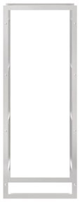 Suporte para lenha 50x28x132 cm aço inoxidável