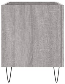 Armário p/ discos 74,5x38x48 derivados madeira cinzento sonoma