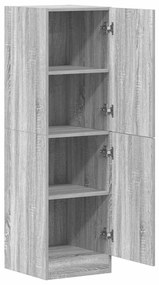 Armário cozinha 38x41,5x131,5cm derivados madeira sonoma cinza