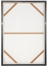 Quadro decorativo com moldura preto e branco 63 x 93 cm MARANGO Beliani