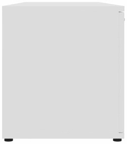 Móvel de TV 120x34x37 cm derivados de madeira branco